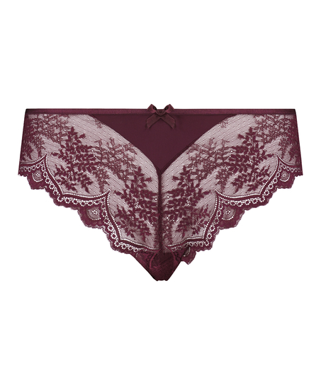 Heira High Leg Brazilian Curvy, Purple