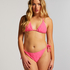 Hula Cheeky Tanga Bikini Bottoms, Pink