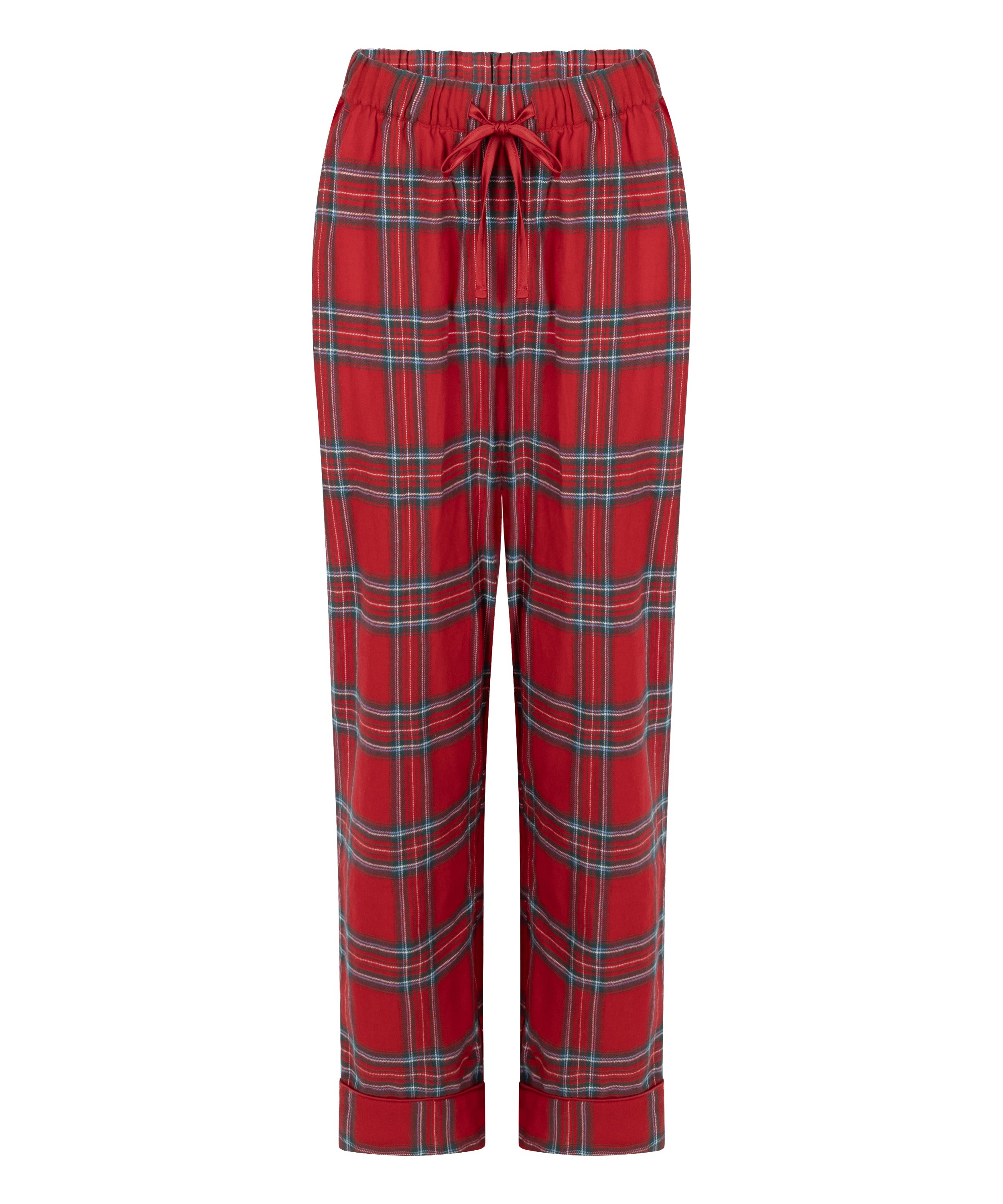 Petite Flannel Pyjama Pants, Red, main
