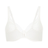 Mesh non-padded underwired bra, White