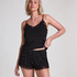 Cami Short Pyjama Set, Black
