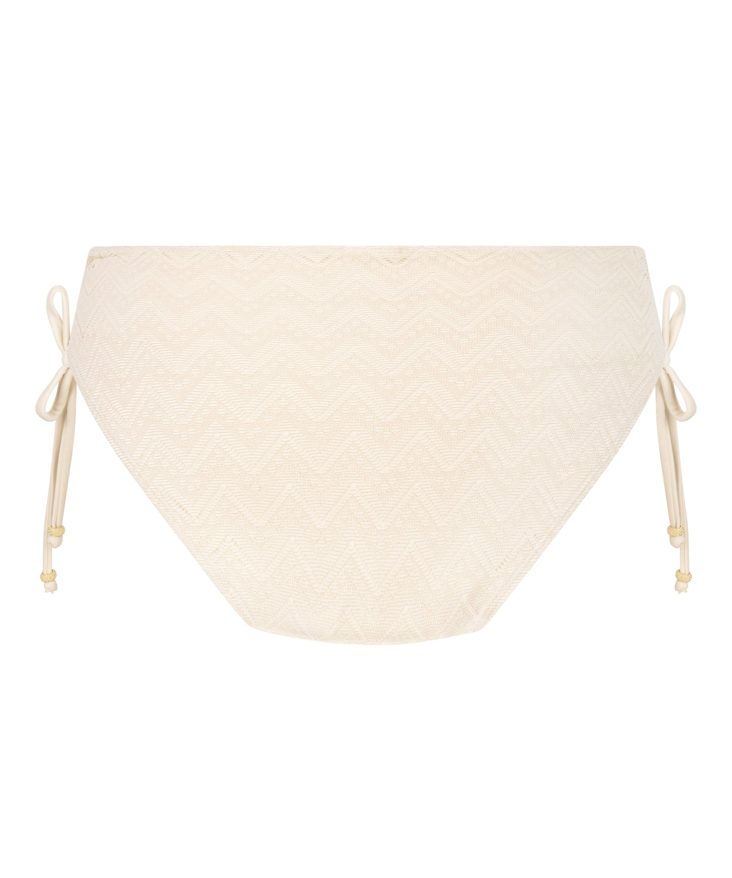 Crochet Bikini Bottoms, White, main