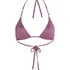 Cozumel Triangle Bikini Top, Purple