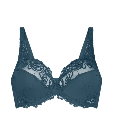 Diva Non-Padded Underwired Bra, Blue