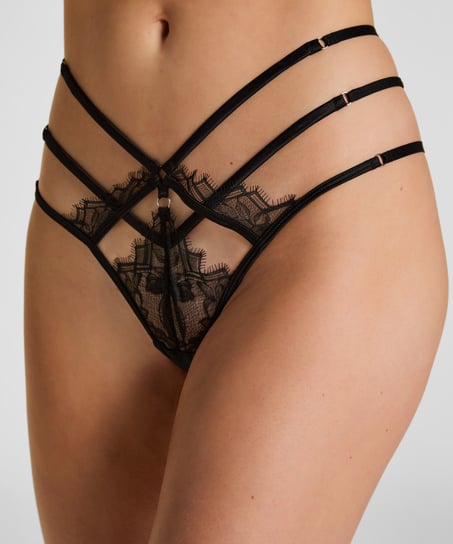 Highleg Brazilian Bea, Black