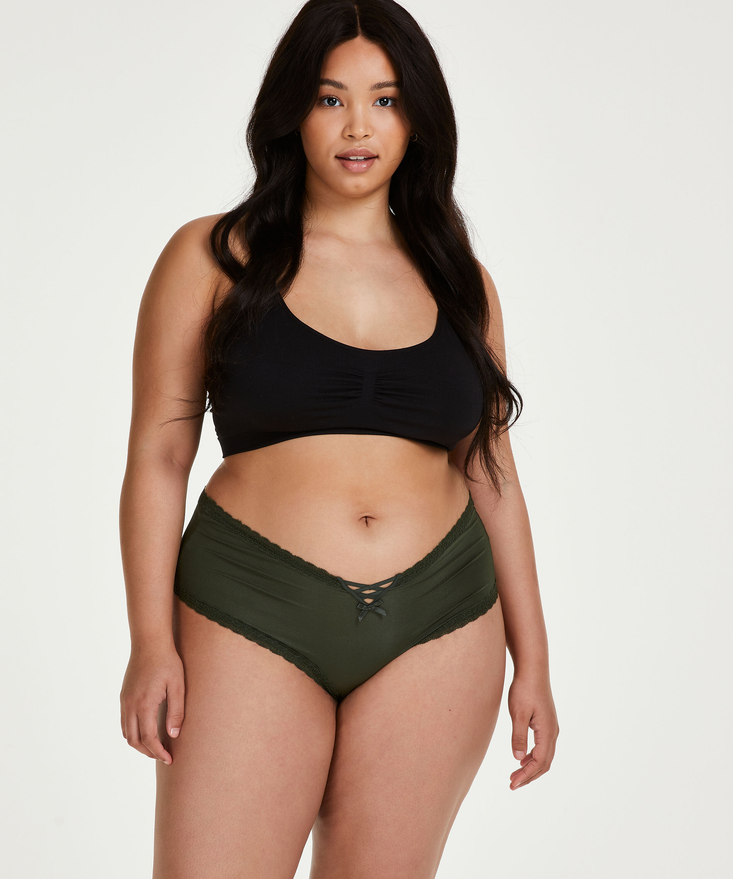 Vixen V-shaped Brazilian Curvy, Green