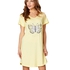 Nightshirt V-neck, Yellow