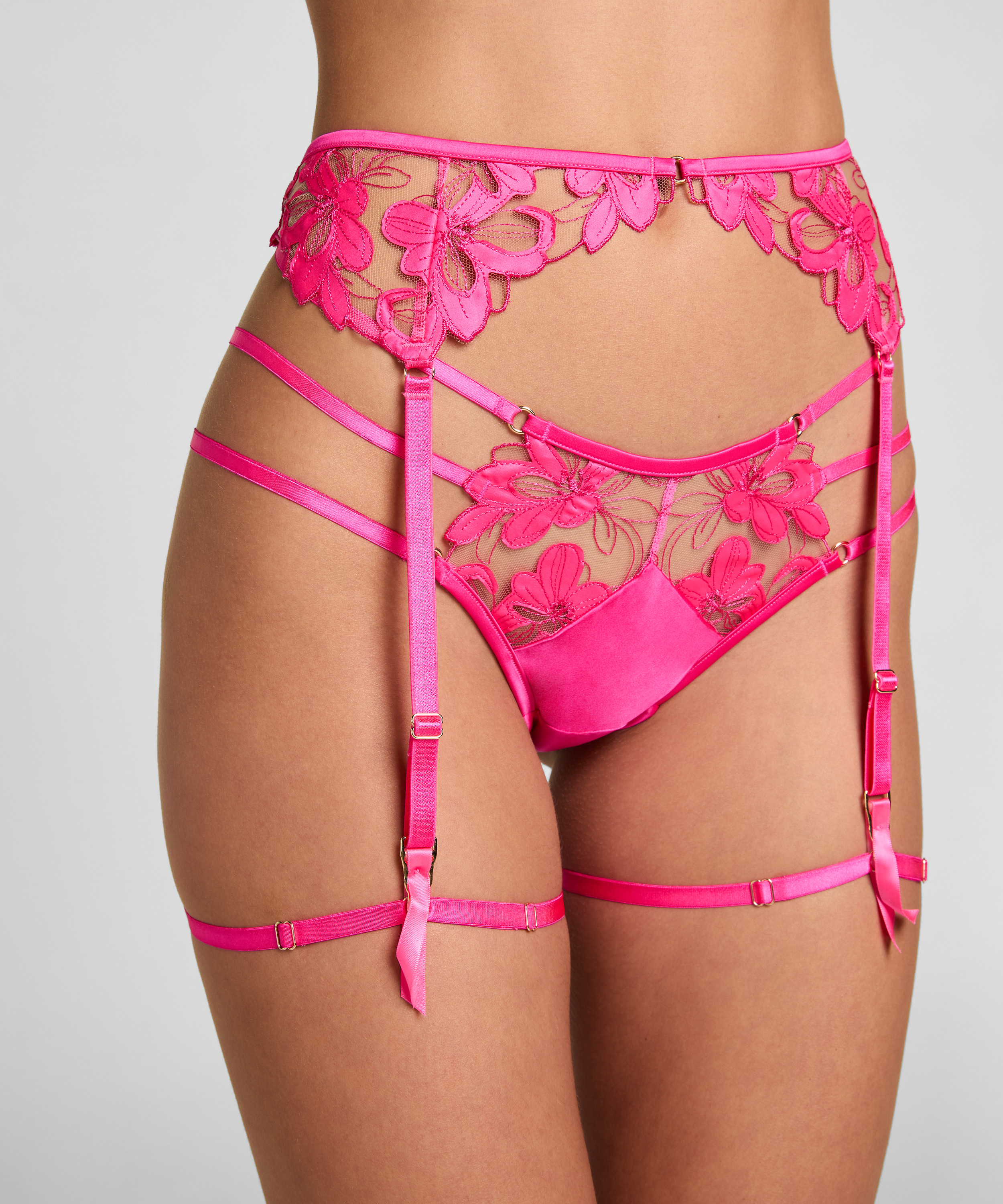 Suspenderbelt Beatrice, Pink, main