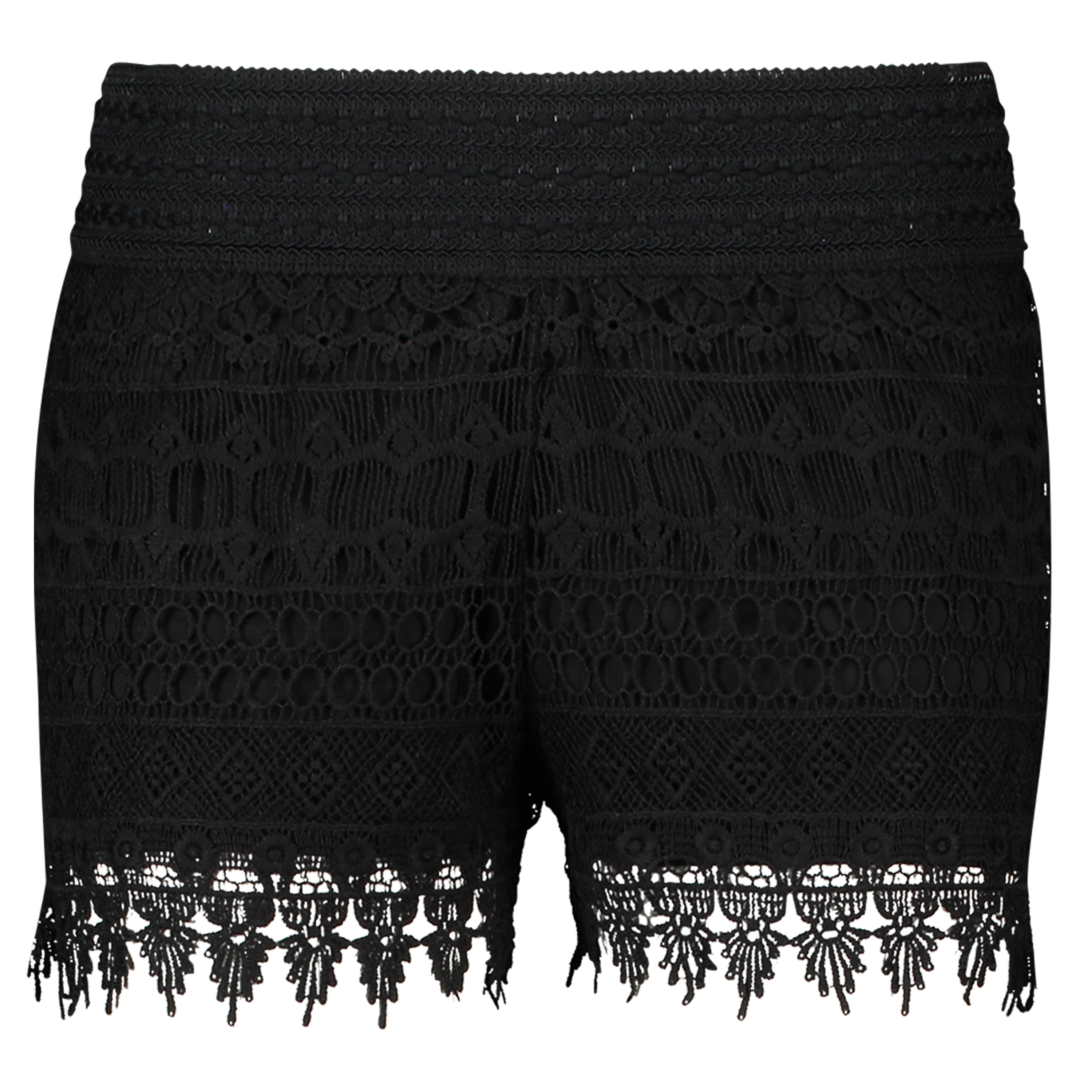 Crochetta Shorts, Black, main
