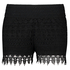 Crochetta Shorts, Black