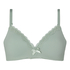 Lola Padded Non-Wired Bra, Green