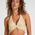 Halter Longline Bra Prina, Yellow