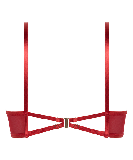 Billie Non-Padded Longline Underwired Bra, Red