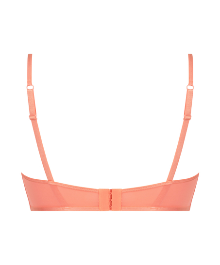 Sexy mesh longline bralette, Orange