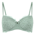 Marine Padded Underwired Bra, Green