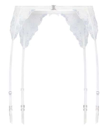 Suspenderbelt Peonie, White