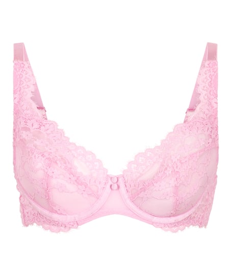 Daisy Non-Padded Underwired Bra, Pink