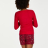 Twill Shorts, Red
