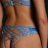 Extrovert Open Crotch Brazilian, Blue