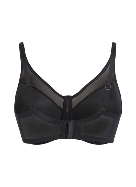 Nina Non-Padded Underwired Minimizer Bra, Black