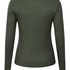 Longsleeved Pyjama Top Henley, Green