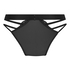 Emmeline Open Crotch Brazilian, Black