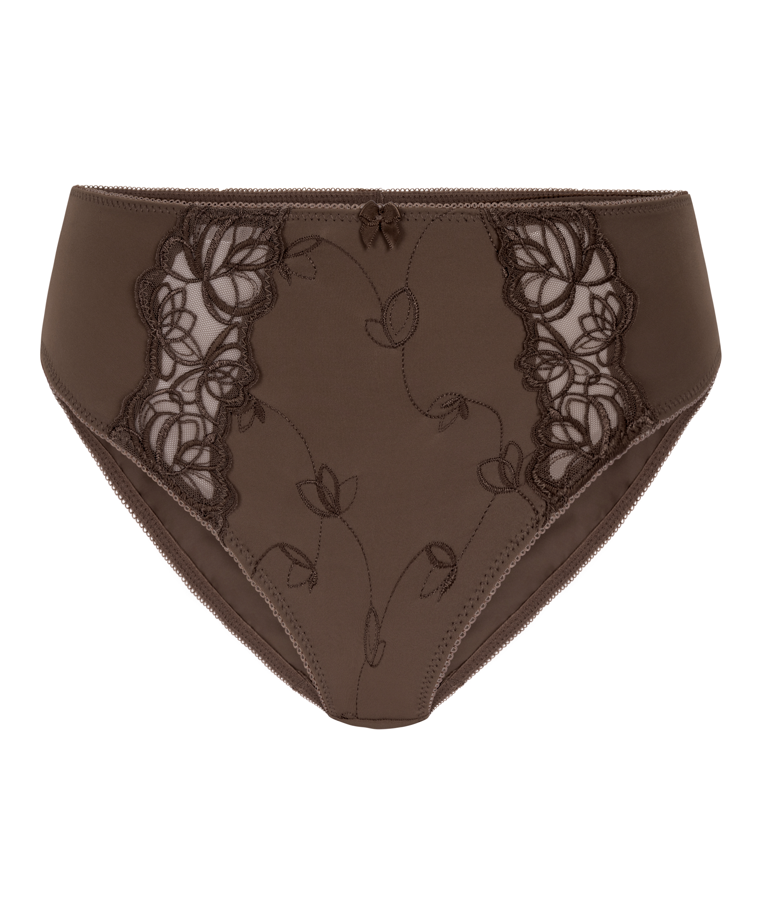 Diva High Knickers, Brown, main