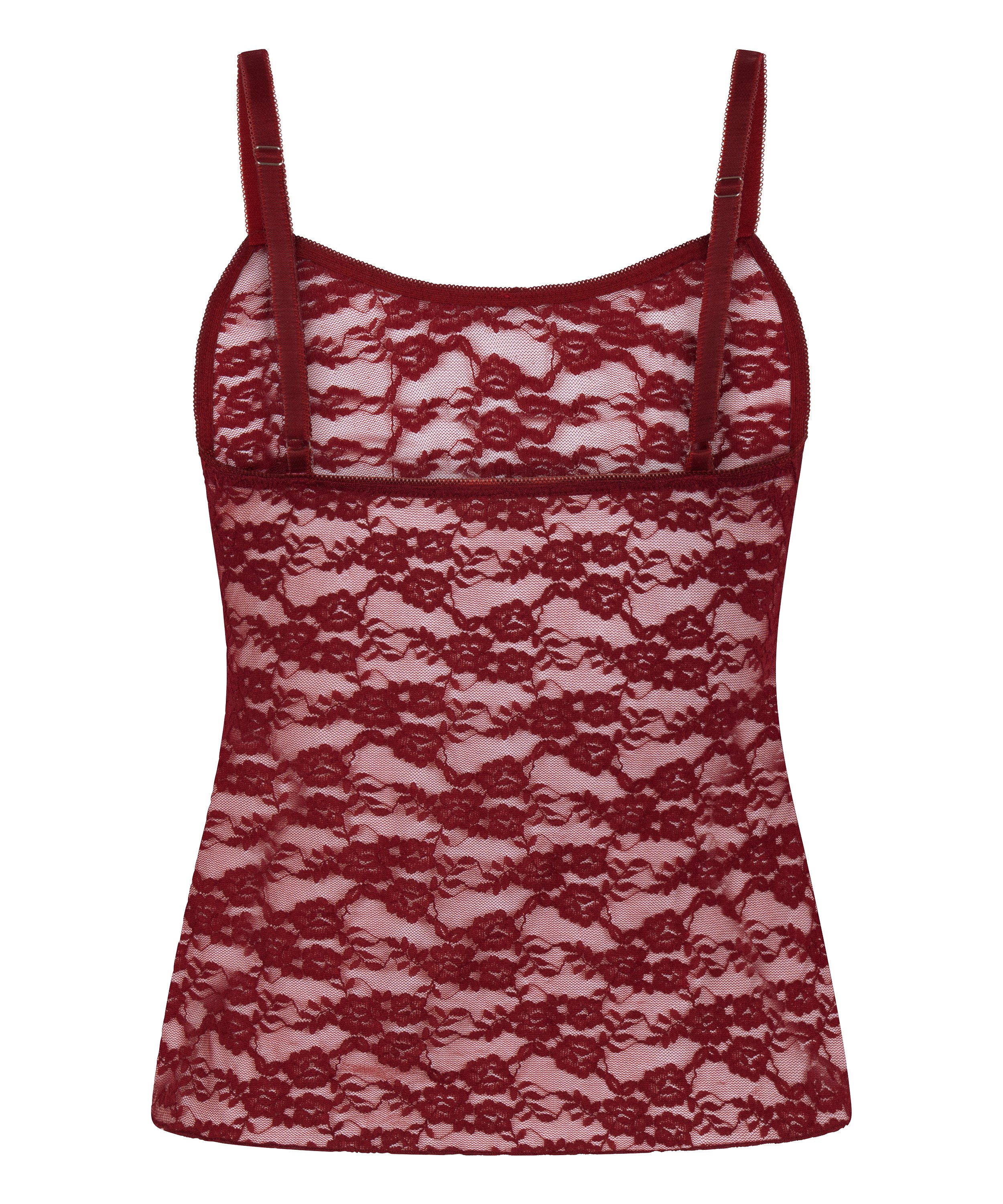 Cami Allover Lace, Red, main