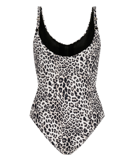 Bathingsuit Leopard, Black