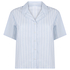 Striped Jacket Cotton, Blue