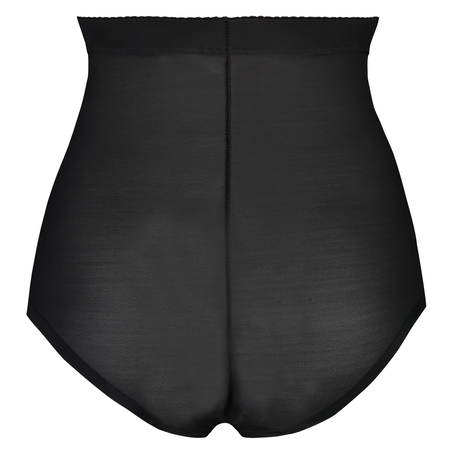 Sculpting scallop high waisted brief - Level 3, Black
