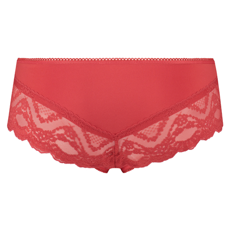 Lacey Microfibre Brazilian, Red