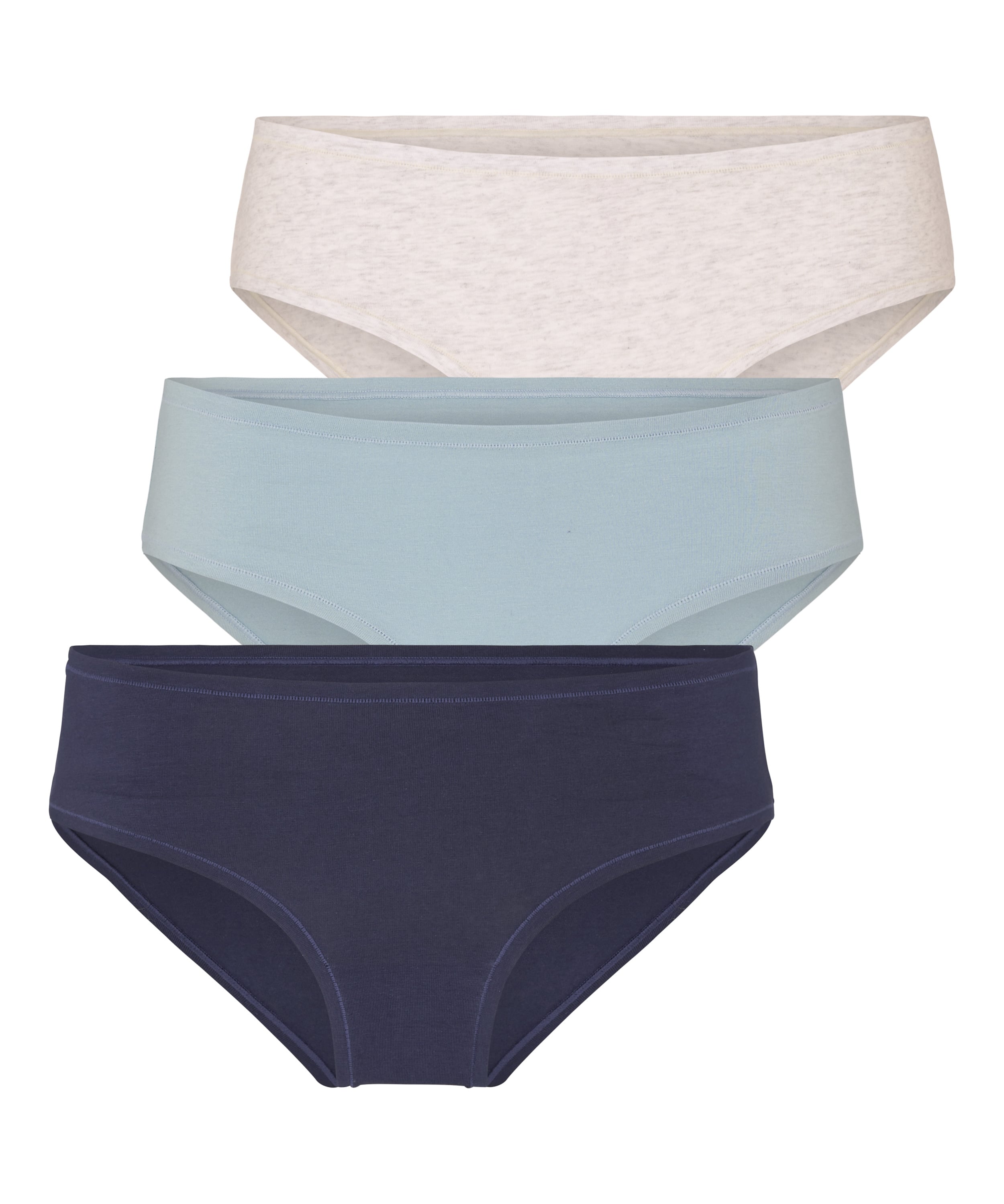 Multipack Cotton Short, Blue, main