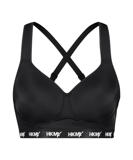HKMX Sports bra The All Star Level 2, Black