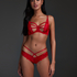 Sosha Brazilian with open crotch, Red