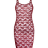 Slipdress Allover Lace, Red