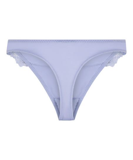 Lace & Shine Thong, Purple