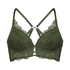 Ollie Padded Longline Underwired Bra, Green
