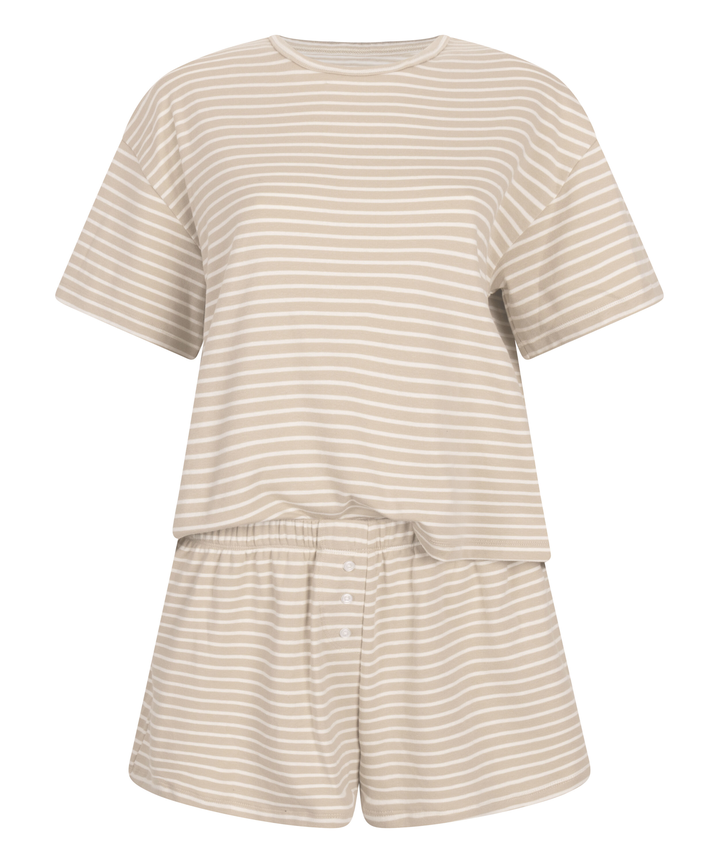 Pyjamaset Jersey, Beige