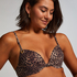 Cannes Bikini Top, Brown