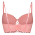 Padded Underwired Longline Bra Aveline, Pink