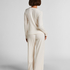 Cardigan Ribbed Jersey, White
