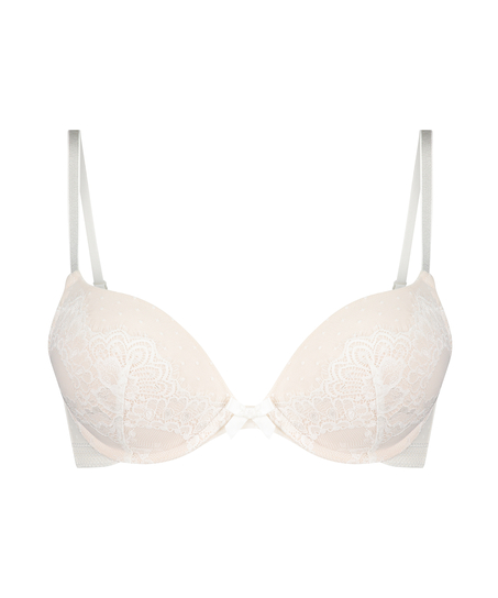 Bessie padded maximizer underwired bra, White