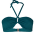Bandeau Bikini Top St Kitts, Green
