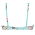 Beac non-padded underwired bikini top, Blue