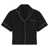 Essential Jersey Short-Sleeved Jacket, Black