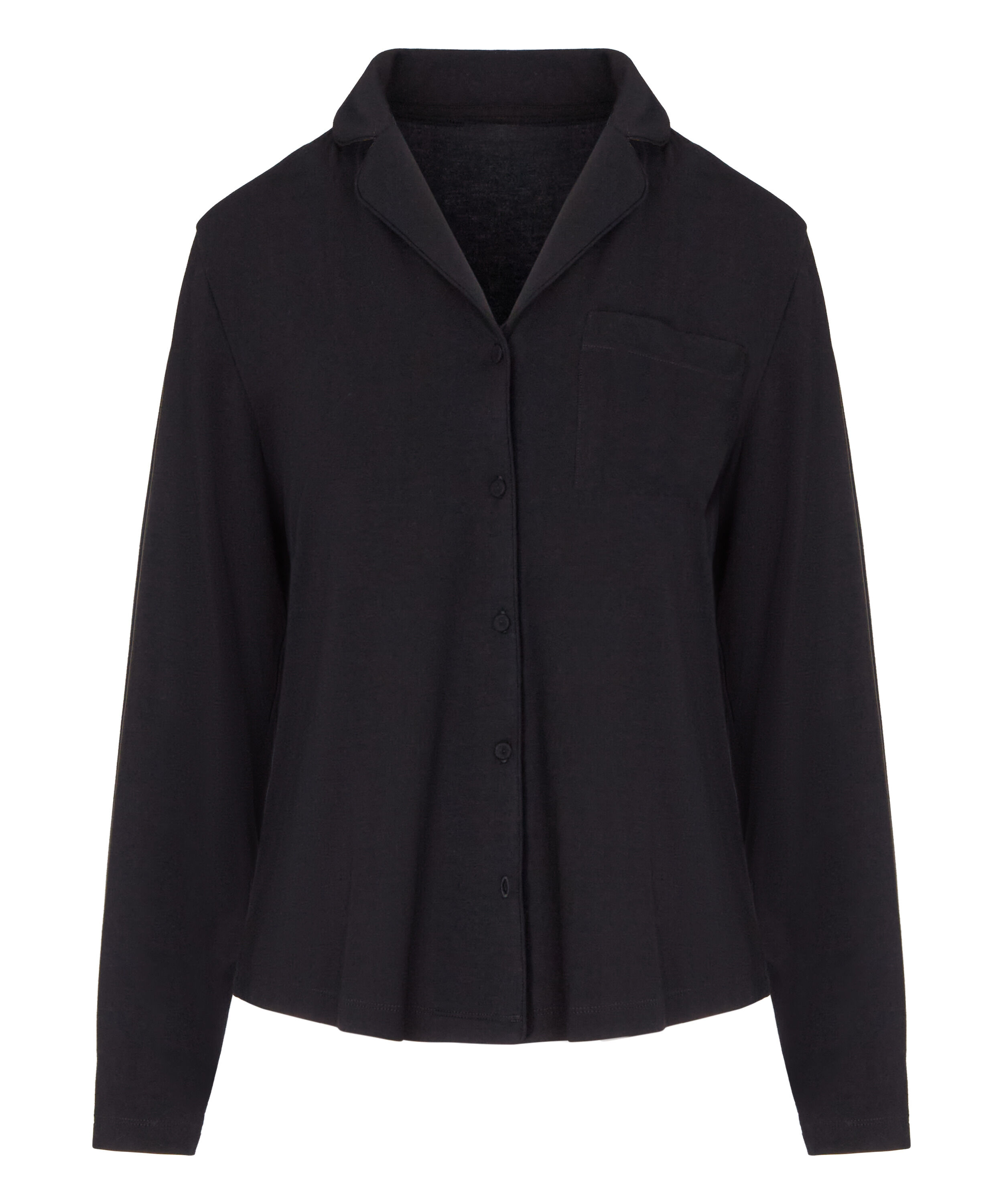 Essential Jersey Long-Sleeved Jacket, Black