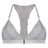 Marina Padded Triangle Bralette, Gray