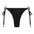 Maui Crochet Cheeky Tanga Bikini Bottoms, Black