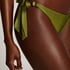 Holbox Cheeky Tanga Bikini Bottoms, Green
